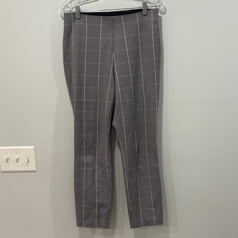 a new day Gray Plaid Dress Pants
